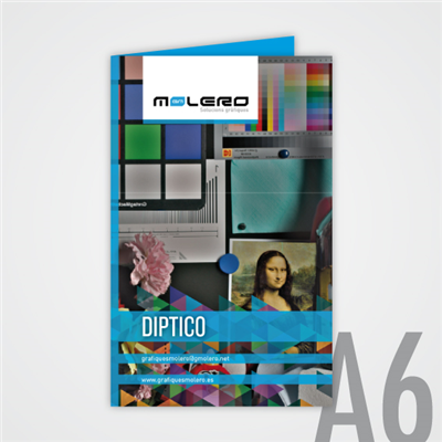 Dípticos A6 (Abierto 210x148mm) Dípticos A6 (Abierto 210x148mm)